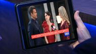 It appeared that Michael was watching General Hospital's Drew and Willow at the ball | Image: ABC
